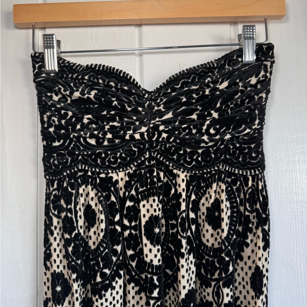 Diane Von Furstenberg Black Velvet Dress - Picture 7 of 8